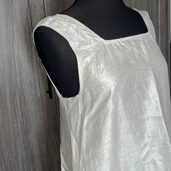 C&C California Linen Shimmer Dress - Picture 3 of 13